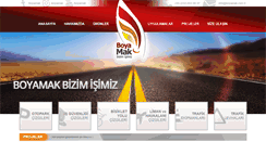Desktop Screenshot of boyamak.com.tr